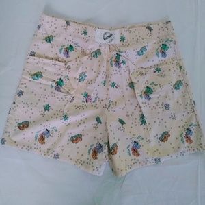 1970s Vintage Seahorse Cartoon Rad Mens Shorts